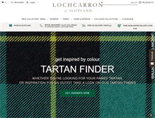 Tablet Screenshot of lochcarron.co.uk